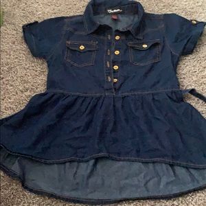 Girls Denim top